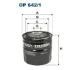 Olejov filtr FILTRON ‐ FI OP642/1