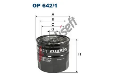 FILTRON Olejov filtr FI OP642/1, OP 642/1