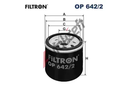 FILTRON Olejov filtr FI OP642/2, OP 642/2