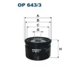 Olejov filtr FILTRON ‐ FI OP643/3