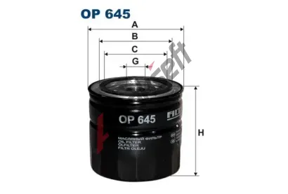 FILTRON Olejov filtr FI OP645, OP 645