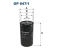 Olejov filtr FILTRON ‐ FI OP647/1