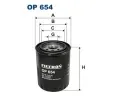 Olejov filtr FILTRON ‐ FI OP654