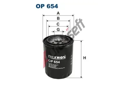 FILTRON Olejov filtr FI OP654, OP 654