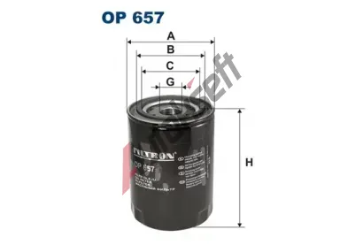 FILTRON Olejov filtr FI OP657, OP 657