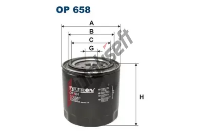 FILTRON Olejov filtr FI OP658, OP 658