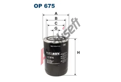 FILTRON Olejov filtr FI OP675, OP 675