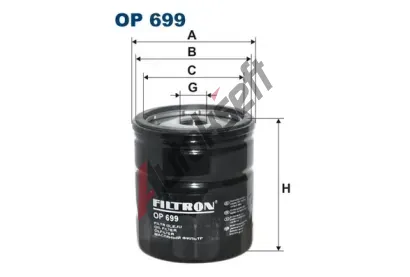 FILTRON Olejov filtr FI OP699, OP 699