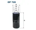 Hydraulick filtr automatick pevodovky FILTRON ‐ FI OP720