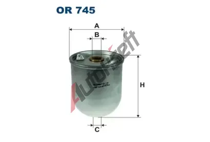 FILTRON Olejov filtr FI OR745, OR 745