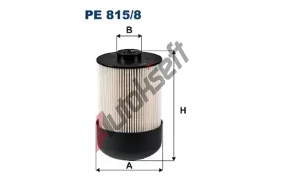 FILTRON Palivov filtr FI PE815/8, FI PE 815/8