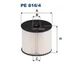 FILTRON Palivov filtr ‐ FI PE816/4