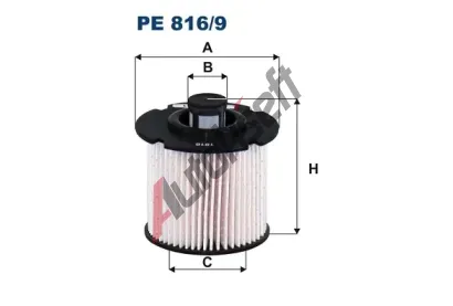 FILTRON Palivov filtr FI PE 816/9, FI PE816/9