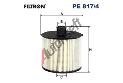 FILTRON Palivov filtr FI PE817/4, PE 817/4