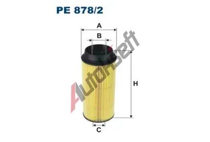 FILTRON Palivov filtr FI PE878/2, PE 878/2