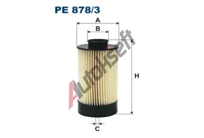 FILTRON Palivov filtr FI PE878/3, PE 878/3