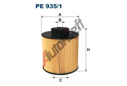 FILTRON Palivov filtr FI PE935/1, PE 935/1