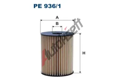 FILTRON Palivov filtr FI PE936/1, PE 936/1