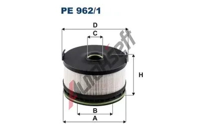 FILTRON Palivov filtr FI PE962/1, PE 962/1