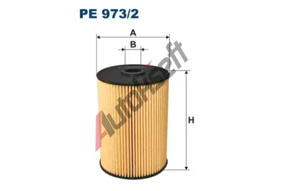 FILTRON Palivov filtr FI PE973/2, PE 973/2