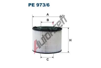 FILTRON Palivov filtr FI PE973/6, PE 973/6