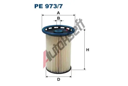 FILTRON Palivov filtr FI PE973/7, PE 973/7
