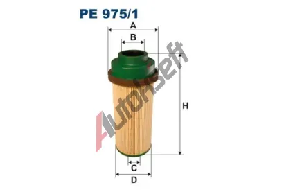FILTRON Palivov filtr FI PE975/1, PE 975/1