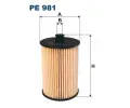 FILTRON Palivov filtr ‐ FI PE981
