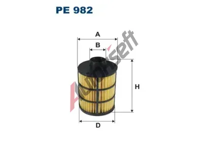 FILTRON Palivov filtr FI PE982, PE 982