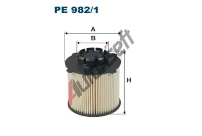 FILTRON Palivov filtr FI PE982/1, PE 982/1
