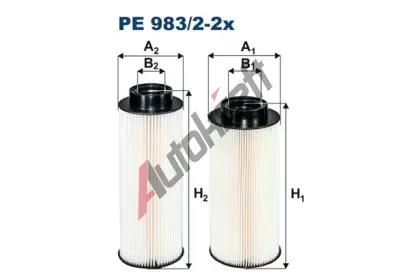 FILTRON Palivov� filtr FI PE 983/2-2x, FI PE983/2-2x