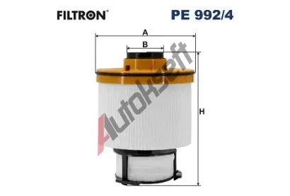 FILTRON Palivov filtr FI PE992/4, PE 992/4