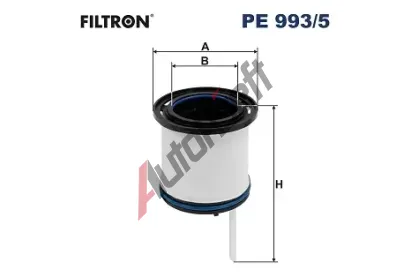 FILTRON Palivov filtr FI PE993/5, PE 993/5