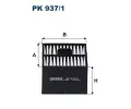 Palivov filtr FILTRON ‐ FI PK937/1