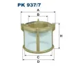 Palivov filtr FILTRON ‐ FI PK937/7