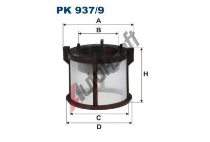 FILTRON Palivov filtr FI PK 937/9, FI PK937/9