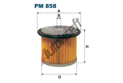 FILTRON Palivov filtr FI PM858, PM 858