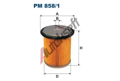 FILTRON Palivov filtr FI PM858/1, PM 858/1