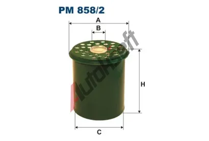 FILTRON Palivov filtr FI PM858/2, PM 858/2