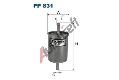 FILTRON Palivov filtr FI PP831, PP 831