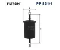 FILTRON Palivov filtr ‐ FI PP831/1
