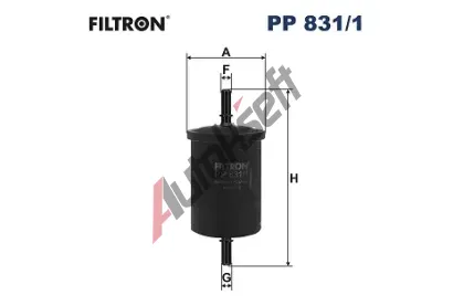 FILTRON Palivov filtr FI PP831/1, PP 831/1