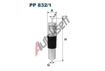 FILTRON Palivov filtr FI PP832/1, PP 832/1