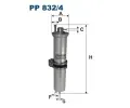 Palivov filtr FILTRON ‐ FI PP832/4