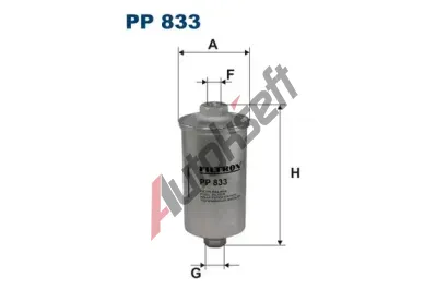 FILTRON Palivov filtr FI PP833, PP 833