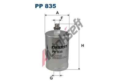 FILTRON Palivov filtr FI PP835, PP 835