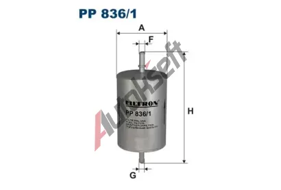 FILTRON Palivov filtr FI PP836/1, PP 836/1
