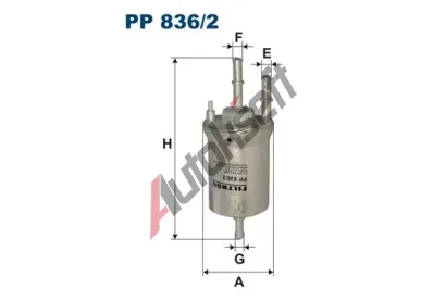 FILTRON Palivov filtr FI PP836/2, PP 836/2
