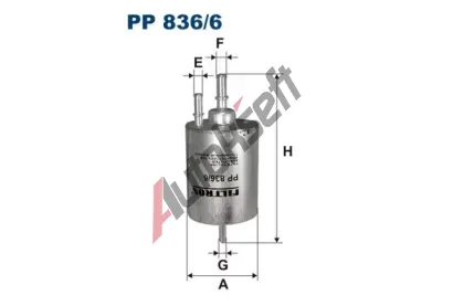FILTRON Palivov filtr FI PP836/6, PP 836/6