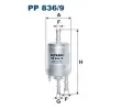 FILTRON Palivov filtr ‐ FI PP836/9